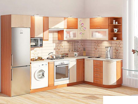 Кухня-256 Хай-тек 3,23х1,7 м