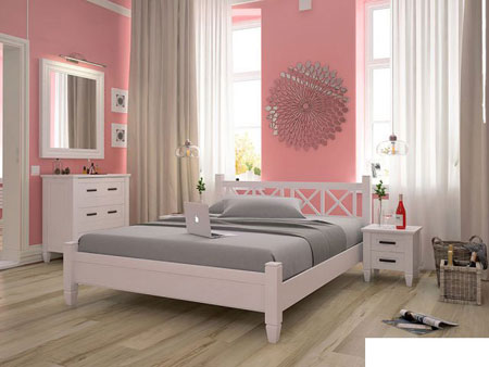 Кровать из ольхи Прованс 140х200
