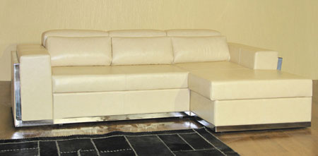 Кожаный угловой диван "Инфинити-1" Dalio