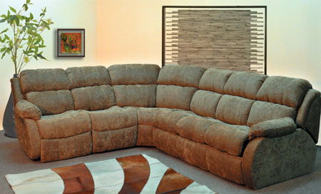 Кожаный угловой диван "Шахерезада" Dalio