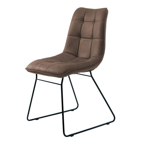 Nord стул на полозьях коричневый