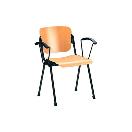 Стул ERA arm wood black