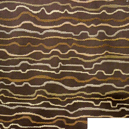 Ткань жаккард Женева Stripe Coffee