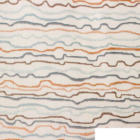 Ткань жаккард Женева Stripe Orange