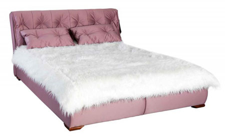 Кровать "Эммануэль 1,4м" с матрасом Мебель-стиль