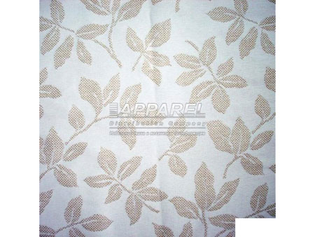 Жаккард Leroy flowers wheite