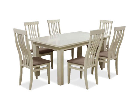 Комплект обеденный стол Классик + 6 стульев Версаль