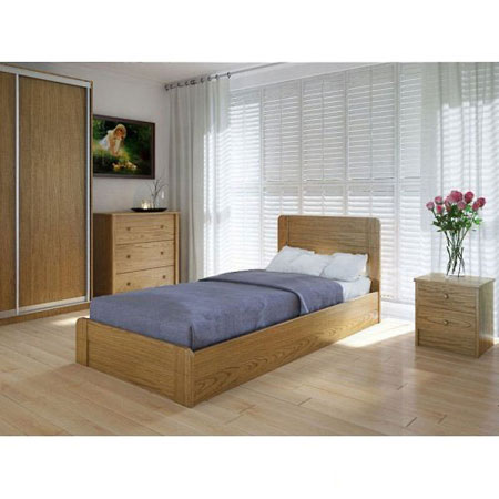 Кровать Луизиана 90х200 дуб