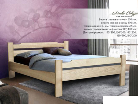 Кровать Сакура 90х200
