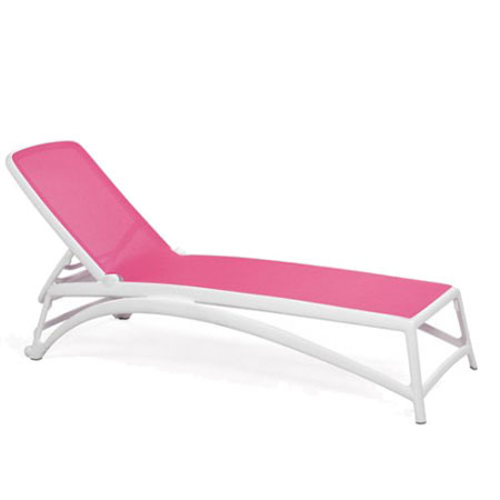 Шезлонг Atlantiko Bianco Rosa