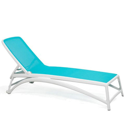 Шезлонг Atlantico Bianco Celeste
