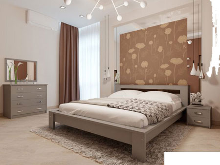 Кровать Тема дуб 80х200