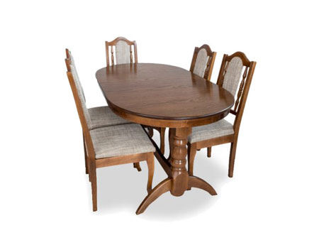 Комплект стол Гостиный раскладной + 5 стульев Классик