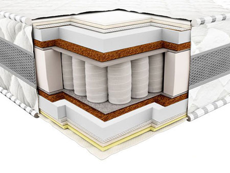 Ортопедический матрас ЗД Престиж кокос XXL (Pocket Spring) 80х190