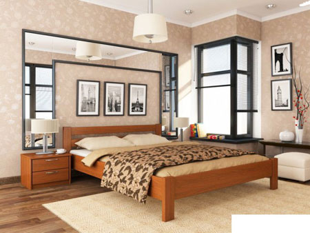 Деревянная кровать Рената 120х200