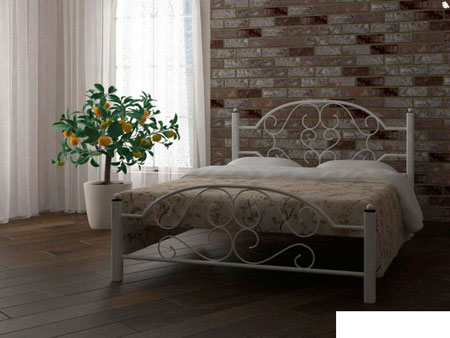 Полуторная кровать Розанна 120х190