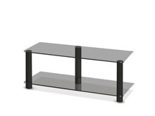 Тумба из стекла под телевизор Commus Аскет mini