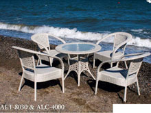 Комплект стол ALT-8030 + 4 стула ALC-4000