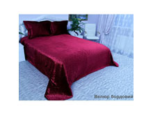 Комплект для спальни Arya Велюр бордовый