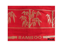 Полотенце Arya Бамбук Bonita красное 90х150