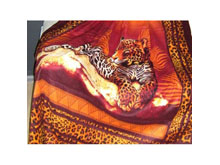 Плед флис 150х200 Любимый дом Леопард