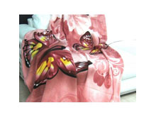 Плед флис 150х200 Любимый дом Бабочки