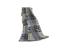 Плед 200х220 микрофибра принт Win Gold Line Кантри