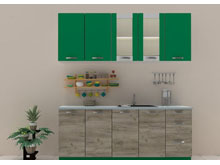 Кухня 2,0 Шарлотта дуб крафт серый/абсент