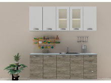 Кухня 2,0 Шарлотта дуб крафт серый/белый