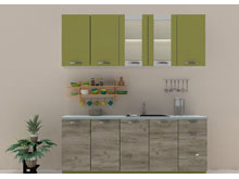 Кухня 2,0 Шарлотта дуб крафт серый/лайм