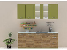 Кухня 2,0 Шарлотта дуб крафт золотой/лайм