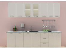 Кухня 2,6 Шарлотта белый/белый