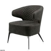 Keen кресло лаунж нефтяной серый