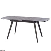 Largo Iron Grey стол раскладной глазурованное стекло 120-180 см