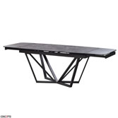 Harbor Iron Grey стол глазурованное стекло 160-240 см
