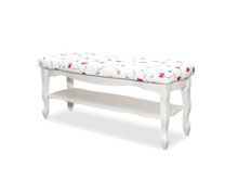 Банкетка удлинённая с полкой