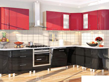 Кухня-166 Хай-тек 3,1х1,7 м