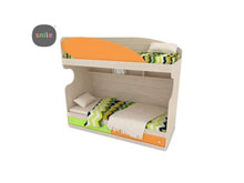 Кровать ЛКМ-107 90х195