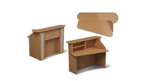 Reception стойка офисная Модус M1.10.15 Mconcept