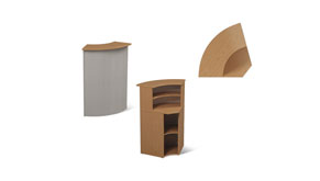 Reception угловой сектор офисный Модус M8.01.01 Mconcept