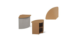 Reception угловой сектор офисный Модус M8.02.02 Mconcept