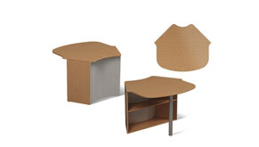 Reception угловой сектор офисный Модус M8.02.04 Mconcept