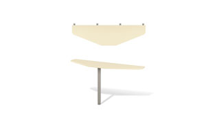 Приставной элемент офисный Прайм P1.36.16 Mconcept