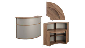 Элемент радиусный офисный Прайм P8.00.11 Mconcept