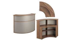 Элемент радиусный офисный Прайм P8.30.11 Mconcept