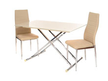 Обеденный стол Т-227 кремовый