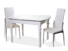 Деревянный стол TB-51 снежно-белый