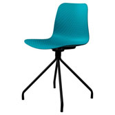 Velvet стул бирюзовый (чёрные ножки)