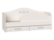 Кровать с бортиком АС-10 Ассоль 80х200 белая