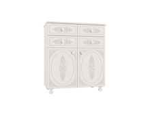 Комод АС-18 Ассоль белый
